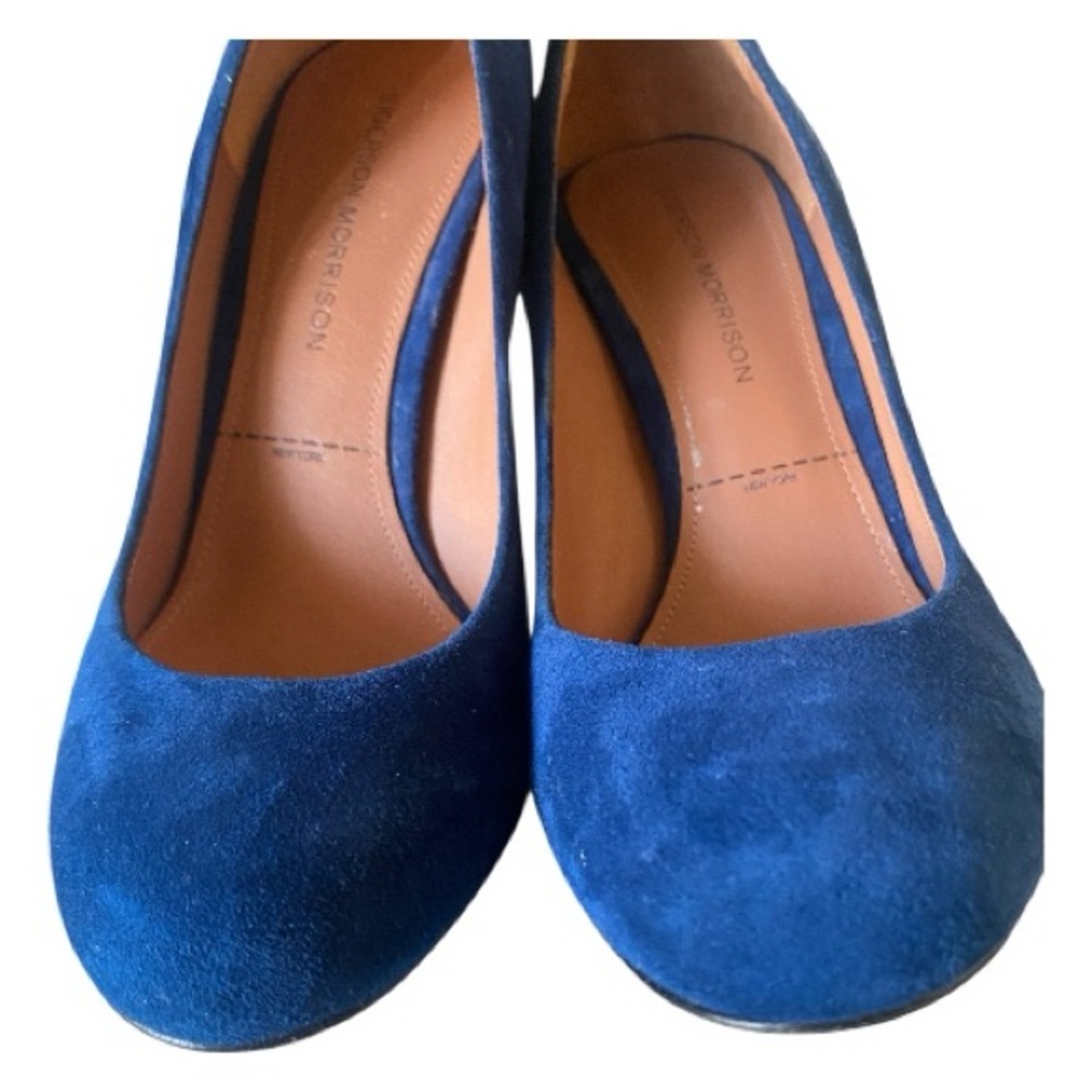 Sigerson Morrison Suede  Pumps
Metallic Mirror Heel Designer Heels Sz 7 - Picture 10 of 13